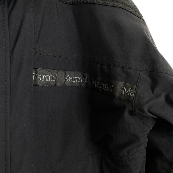 Vintage MARMOT Gore-Tex Thermore T37 Parka Men’s XL Black Hooded Winter Jacket - Picture 8 of 16